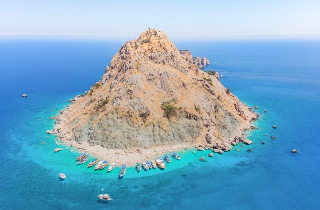  Suluada Island Boat Trip from Antalya