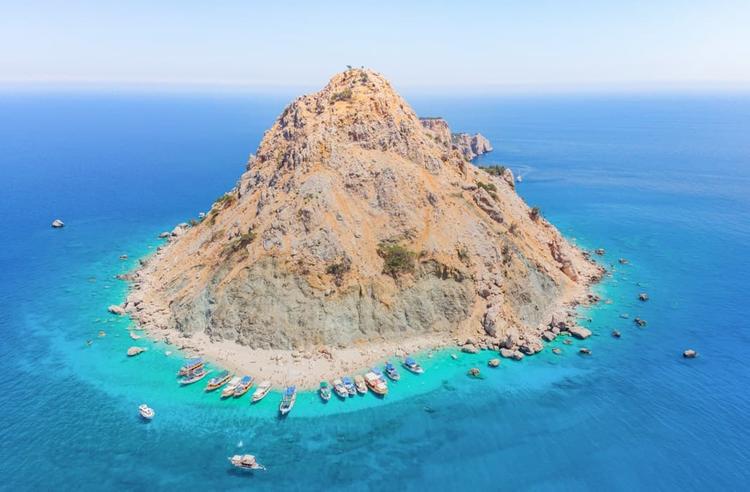  Suluada Island Boat Trip from Antalya